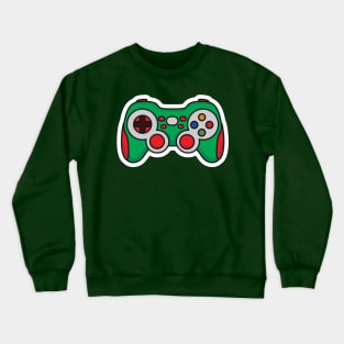 Joystick Controller and Game Pad Stick Sticker vector illustration. Sports and technology gaming objects icon concept. Video game controller or game console sticker logo design with shadow. Crewneck Sweatshirt